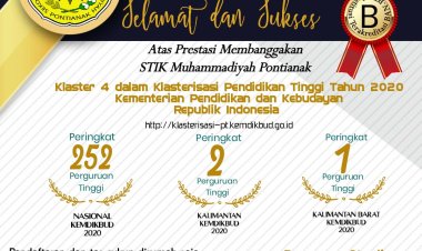 PRESTASI MEMBANGGAKAN STIK MUHAMMADIYAH PONTIANAK