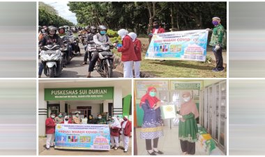 PEDULI WABAH COVID-19 STIK MUHAMMADIYAH PONTIANAK BAGIKAN APD DAN MASKER