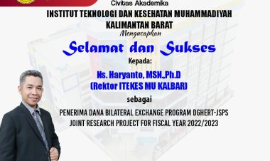 Ucapan Selamat untuk Rektor ITEKES Muhammadiyah Kalimantan Barat