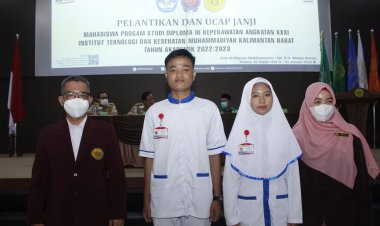PELANTIKAN DAN UCAP JANJI MAHASISWA  PRODI DIII KEPERAWATAN T/A 2022/2023
