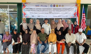 Perkuat Kerjasama Internasional, ITEKES Muhammadiyah Kalimantan Barat Lakukan Pengabdian Kepada Masyarakat dengan Universiti Malaysia Sarawak