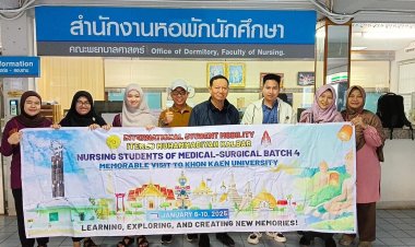 MAHASISWA MAGISTER KEPERAWATAN IKUTI INTERNATIONAL  STUDENT MOBILITY DI KHON KAEN UNIVERSITY, THAILAND